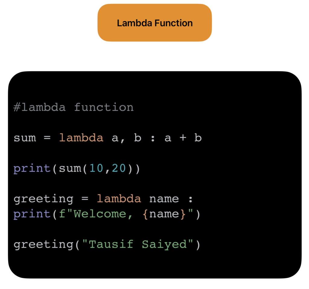 Python functions and modules